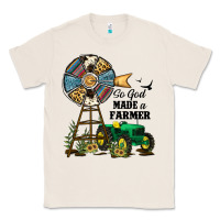 Natural So God Made a Farmer Classic Tee - JahusDesignShop