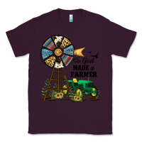 Plum So God Made a Farmer Classic Tee - JahusDesignShop