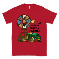 Red So God Made a Farmer Classic Tee - JahusDesignShop