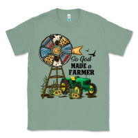 Sage So God Made a Farmer Classic Tee - JahusDesignShop