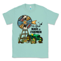Seafoam So God Made a Farmer Classic Tee - JahusDesignShop
