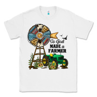 White So God Made a Farmer Classic Tee - JahusDesignShop