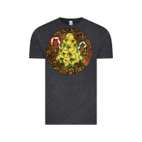 Vintage Black Softball Leopard  Christmas Vintage Tee - RanaPortraitStore
