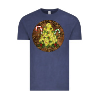 Vintage Denim Softball Leopard  Christmas Vintage Tee - RanaPortraitStore