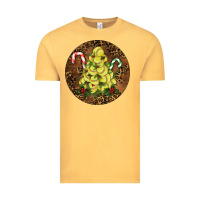 Vintage Mustard Softball Leopard  Christmas Vintage Tee - RanaPortraitStore