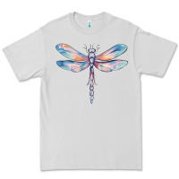 Dove Grey dragonfly Premium Tee - MaliasSmallBusiness