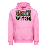 Fuchsia Pink salty witch Urban Hoodie - CowhideDigitalArt