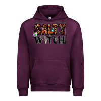 Mauve Wine salty witch Urban Hoodie - CowhideDigitalArt