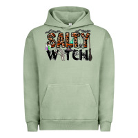 Pigment Oil Green salty witch Urban Hoodie - CowhideDigitalArt