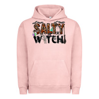 Pigment Salmon salty witch Urban Hoodie - CowhideDigitalArt