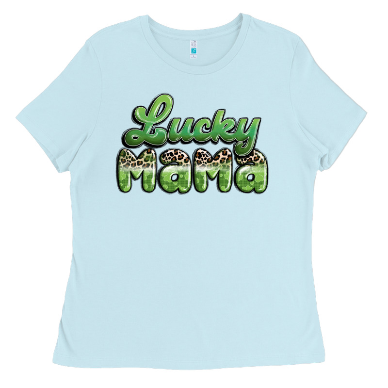 Lucky Mama Ladies Tee by MaliasSmallBusiness | Teevron