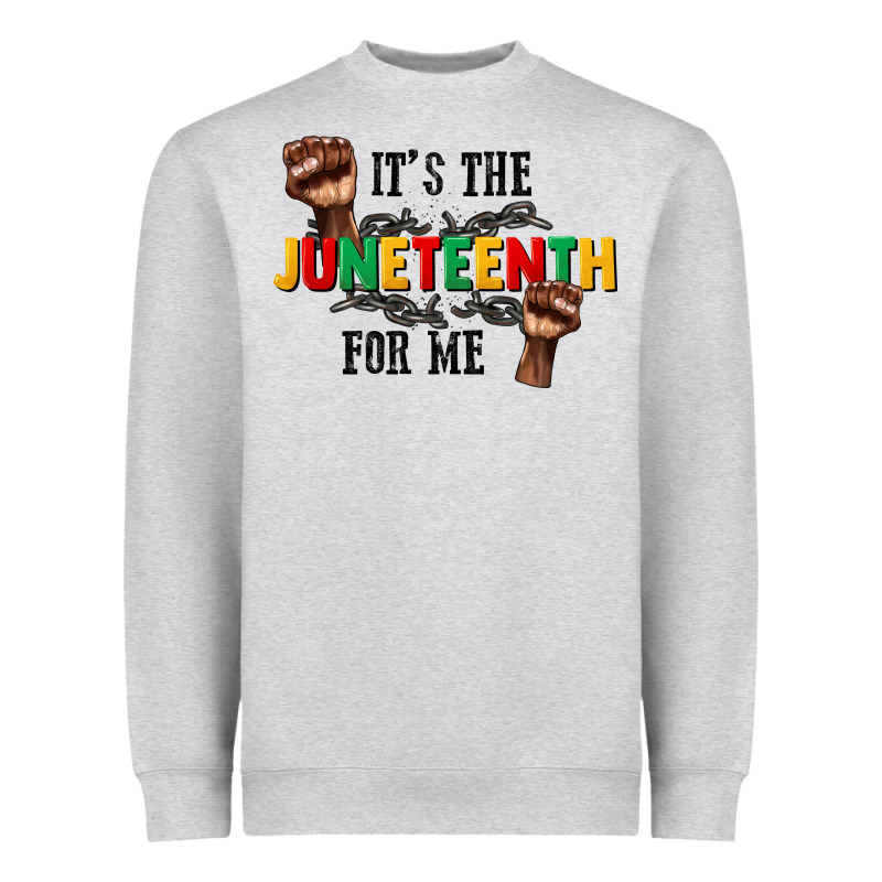 Its The Juneteenth For Me Heavyweight Sweatshirt by CowGirlArtShop | Teevron