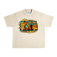 Sandshell kansas owl sunset sunflower map Urban Heavy Tee - JahusDesignShop