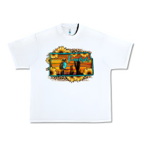 White kansas owl sunset sunflower map Urban Heavy Tee - JahusDesignShop