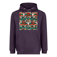 Plum native american aztec seamless pattern 3 Heavyweight Hoodie - BundleAndBundleShop