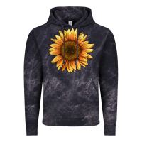 Cloud Black sunflower Vintage Hoodie - BarkalooDesign