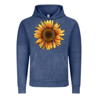 Vintage Denim sunflower Vintage Hoodie - BarkalooDesign