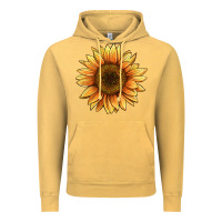 Vintage Mustard sunflower Vintage Hoodie - BarkalooDesign
