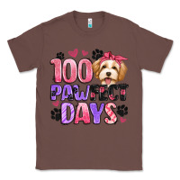 Chestnut 100 pawfect days Classic Tee - Artiststas