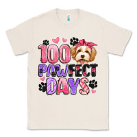Natural 100 pawfect days Classic Tee - Artiststas