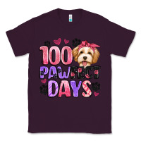 Plum 100 pawfect days Classic Tee - Artiststas
