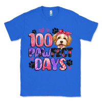 True Royal 100 pawfect days Classic Tee - Artiststas