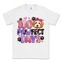 White 100 pawfect days Classic Tee - Artiststas