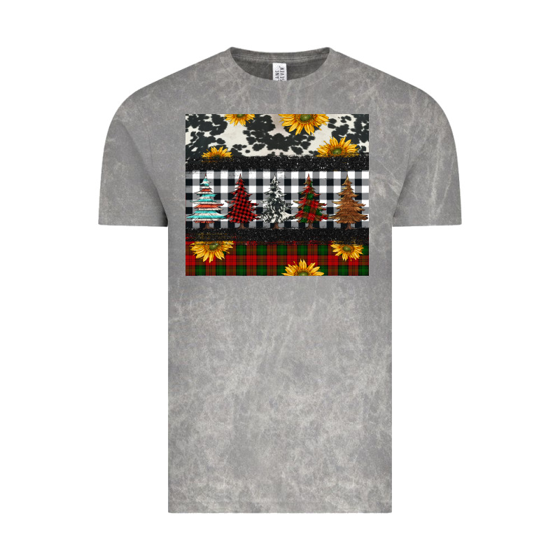 Christmas Trees And Sunflowers Vintage Tee by Jasminsmagicworld | Teevron