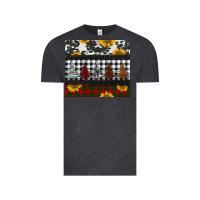 Vintage Black christmas trees and sunflowers Vintage Tee - Jasminsmagicworld