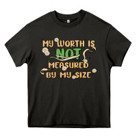 My Worth Is Not Defined By My Size Heavy Core Tee | Teevron
