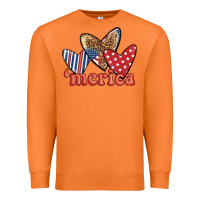 Carrot merica 4th of july hearts Premium Sweatshirt - BundleAndBundleShop