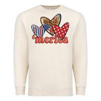 Sandshell merica 4th of july hearts Premium Sweatshirt - BundleAndBundleShop