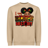Mushroom i am black history black girl peekaboo juneteenth Heavyweight Sweatshirt - CowGirlArtShop