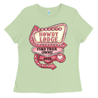 Matcha cupids howdy lodge find your cowboy open Ladies Tee - MaliasSmallBusiness