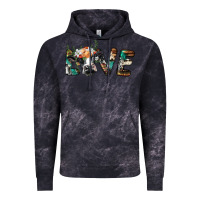Cloud Black love with holstein cow Vintage Hoodie - BarkalooDesign