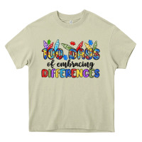 Mossy 100 days of embracing differences Heavy Core Tee - MaliasSmallBusiness