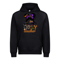 Black one spooky teacher Urban Hoodie - SublimationCraftShop
