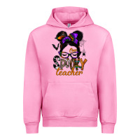 Fuchsia Pink one spooky teacher Urban Hoodie - SublimationCraftShop