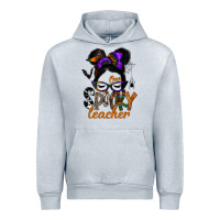 Heather Grey one spooky teacher Urban Hoodie - SublimationCraftShop