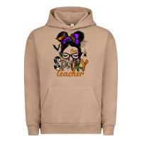 Pigment Burro one spooky teacher Urban Hoodie - SublimationCraftShop
