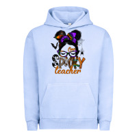 Pigment Grape Ice one spooky teacher Urban Hoodie - SublimationCraftShop