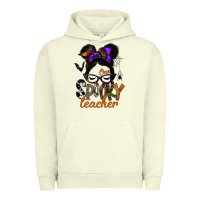 Pigment Pistachio one spooky teacher Urban Hoodie - SublimationCraftShop