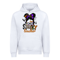 White one spooky teacher Urban Hoodie - SublimationCraftShop