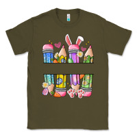 Army Green easter teacher pencils Classic Tee - Artiststas