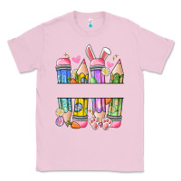 Bubblegum Pink easter teacher pencils Classic Tee - Artiststas