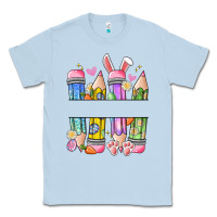 Dusty Blue easter teacher pencils Classic Tee - Artiststas