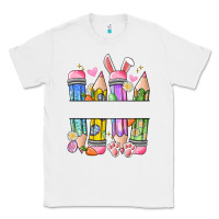White easter teacher pencils Classic Tee - Artiststas