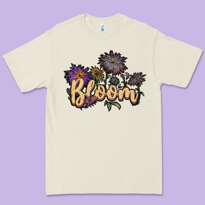 Bloom Premium Tee Designed By Jahusdesignshop