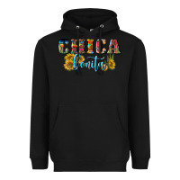 Black chica bonita Heavyweight Hoodie - BundleAndBundleShop