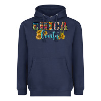 Navy chica bonita Heavyweight Hoodie - BundleAndBundleShop